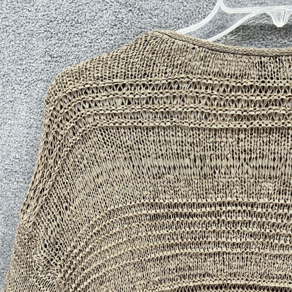 H&M Cardigan Womens Size M Brown Long Sleeve Open Knit - Picture 10 of 16